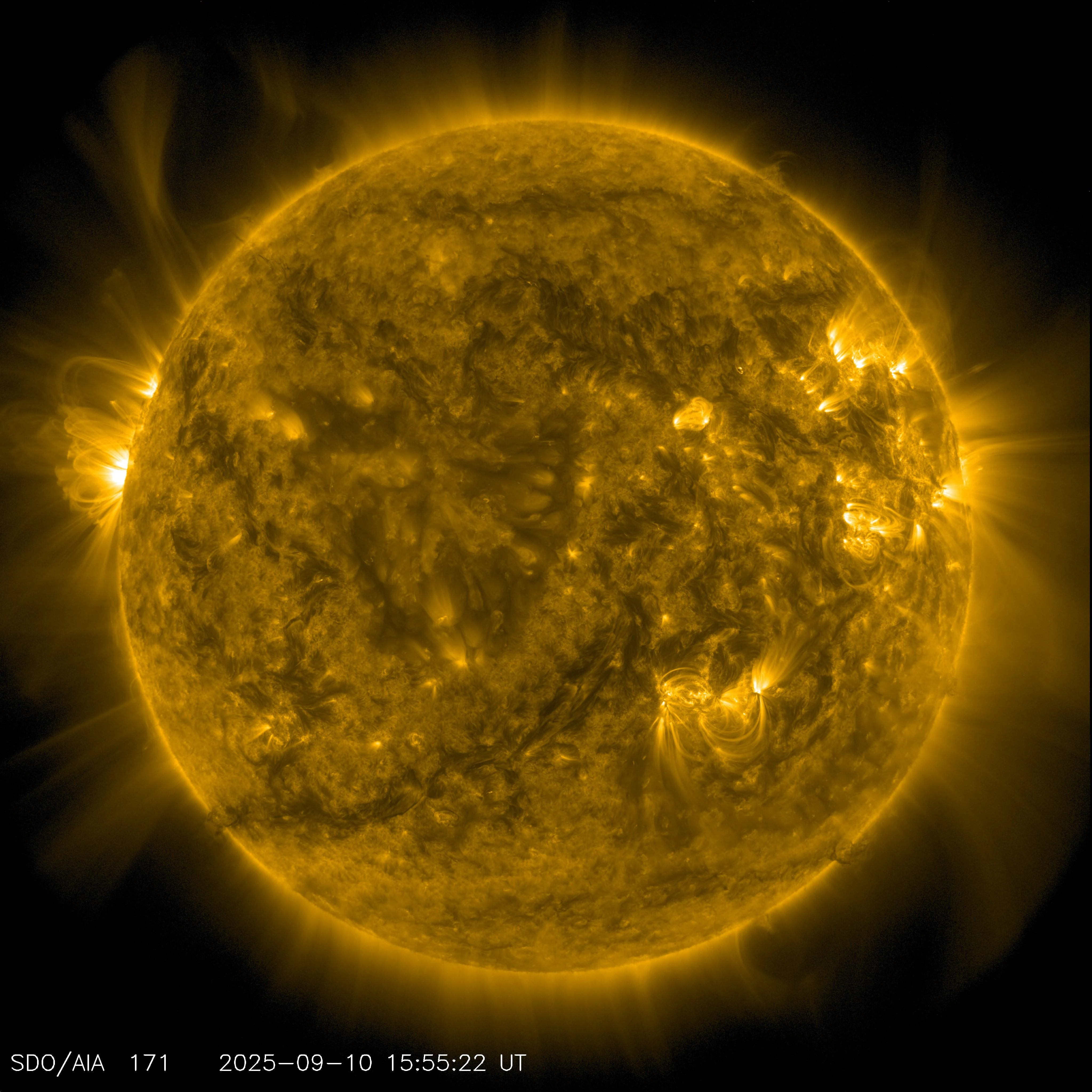 Image of Sun from NASA's Solar Dynamics Observatory